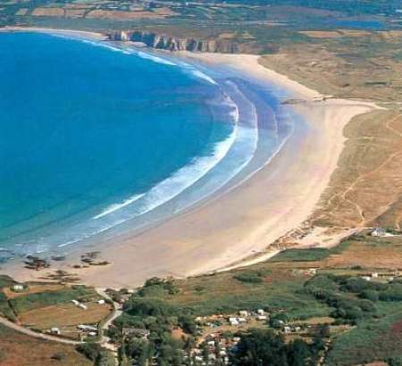 Camping La Plage de Goulien dans le Finistère en Bretagne